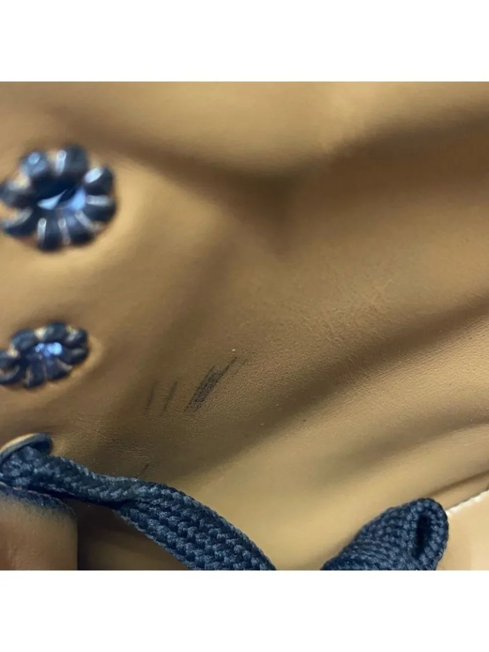 Louis Vuitton LV Logo Lace Up Boots Shoes 7 Black Leather - Picture 11 of 12